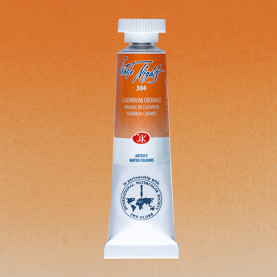 Cadmium Orange tube 304 Watercolour