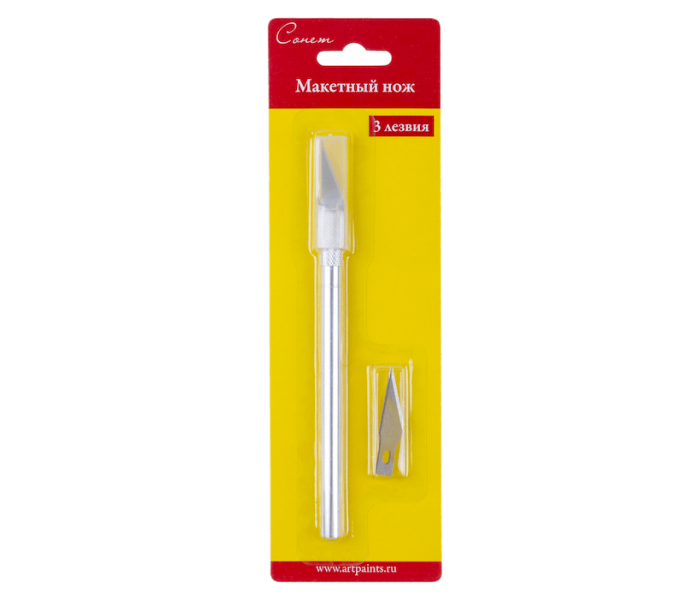 Cutting knife "Sonnet", 3 blades, blister