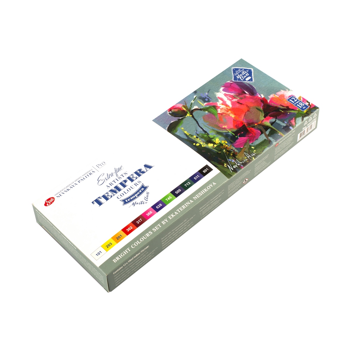 Tempera set Master-Class, bright colours. Set by Ekaterina Neshkova