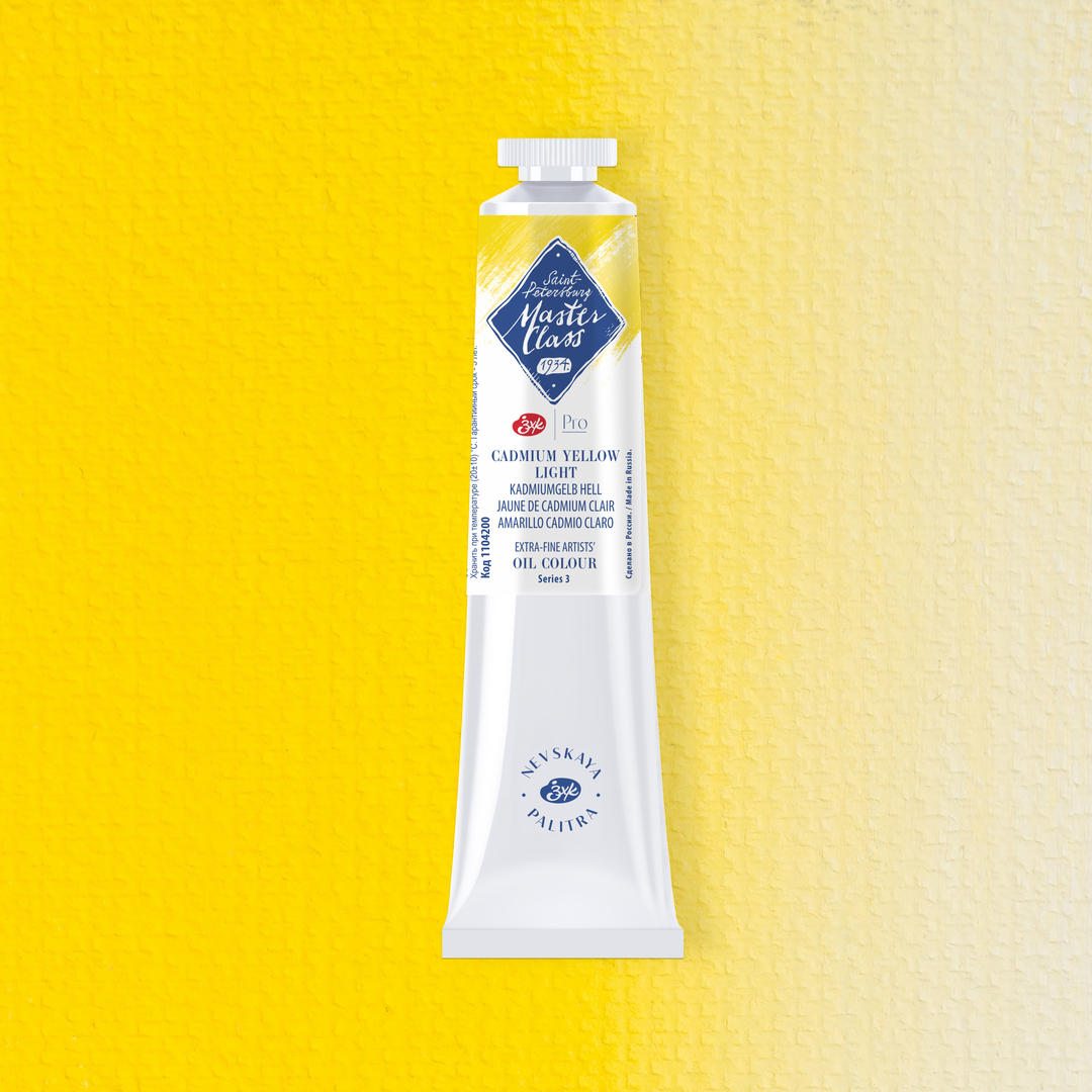 Oil colour "Master Class", Cadmium Yellow Light, tube, № 200