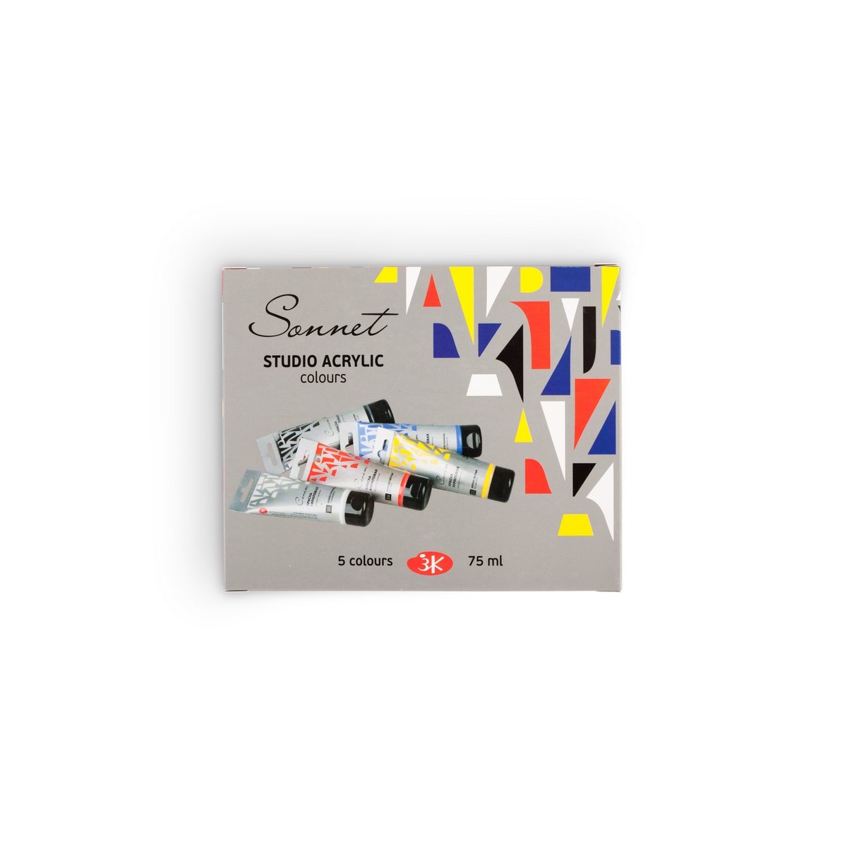 Set of acrylic paints "Sonnet", cardboard box